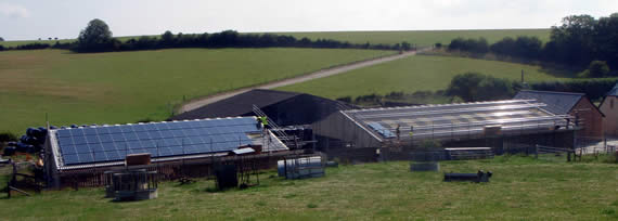 Rip Barn solar panels